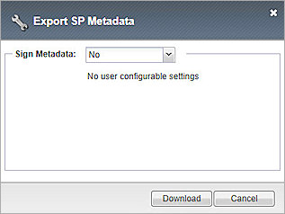 Screenshot of F5 Big-IP, Export Big-IP SP Metadata 3